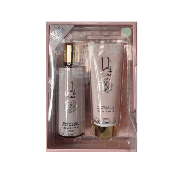 Coffret Yara Rose Ard Al Zaafaran Brûme et lotion parfumée
